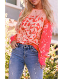 Azura Exchange Cheetah Print Sweatshirt - S