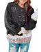 Azura Exchange Bleached Leopard Pullover Sweatshirt - M