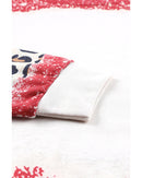 Azura Exchange Leopard Print Sweatshirt with Tie Dye Design - XL