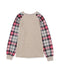 Azura Exchange Plaid Raglan Sleeve Sweatshirt - S