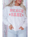 Azura Exchange BEACH BABE Slogan Graphic Sweatshirt