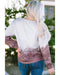 Azura Exchange Gradient Tie Dye Pullover Sweatshirt - XL
