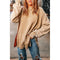 Azura Exchange Oversized Khaki Drop Shoulder Sweatshirt - L