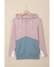 Azura Exchange Colorblock Half Zip Hoodie - L
