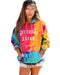 Azura Exchange Not Today Satan Tie Dye Hoodie - 95% Polyester 5% Elastane - L