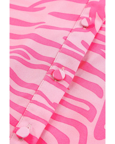 Azura Exchange Zebra Stripes Lantern Sleeve Shirt - L