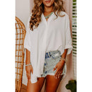 Azura Exchange Puff Sleeve Oversize Shirt - S