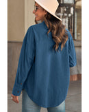 Azura Exchange Button Pocket Corduroy Shirt - M