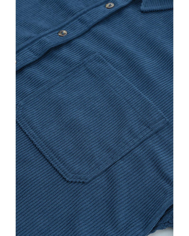 Azura Exchange Button Pocket Corduroy Shirt - M