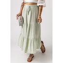 Azura Exchange High Waist Tiered Long Skirt - L