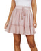 Azura Exchange Frill Trim Flared Mini Skirt - L