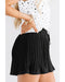 Azura Exchange Pleated Drawstring Waist Shorts - M