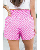 Azura Exchange High Waisted Plaid Athletic Shorts - M