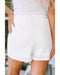 Azura Exchange Waffle Knit Lace-up High Waist Wide Leg Shorts - XL
