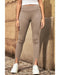 Azura Exchange Rib Knit High Waist Slit Leggings - S