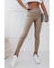 Azura Exchange Rib Knit High Waist Slit Leggings - S