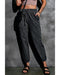 Azura Exchange Textured Drawstring Pocketed Pants - XL