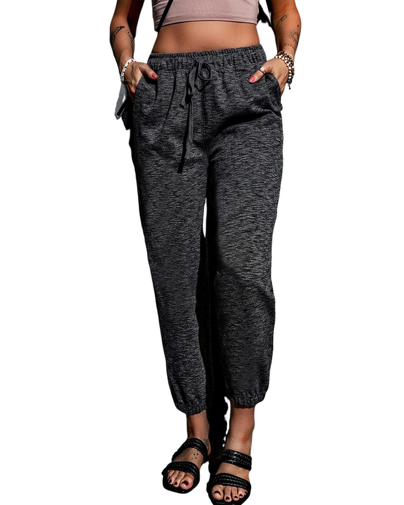 Azura Exchange Textured Drawstring Pocketed Pants - XL
