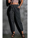 Azura Exchange Textured Drawstring Pocketed Pants - XL