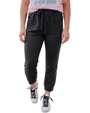 Azura Exchange Drawstring Waist Jogger Pants with Front Patch Pockets - L
