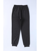 Azura Exchange Drawstring Waist Jogger Pants with Front Patch Pockets - M