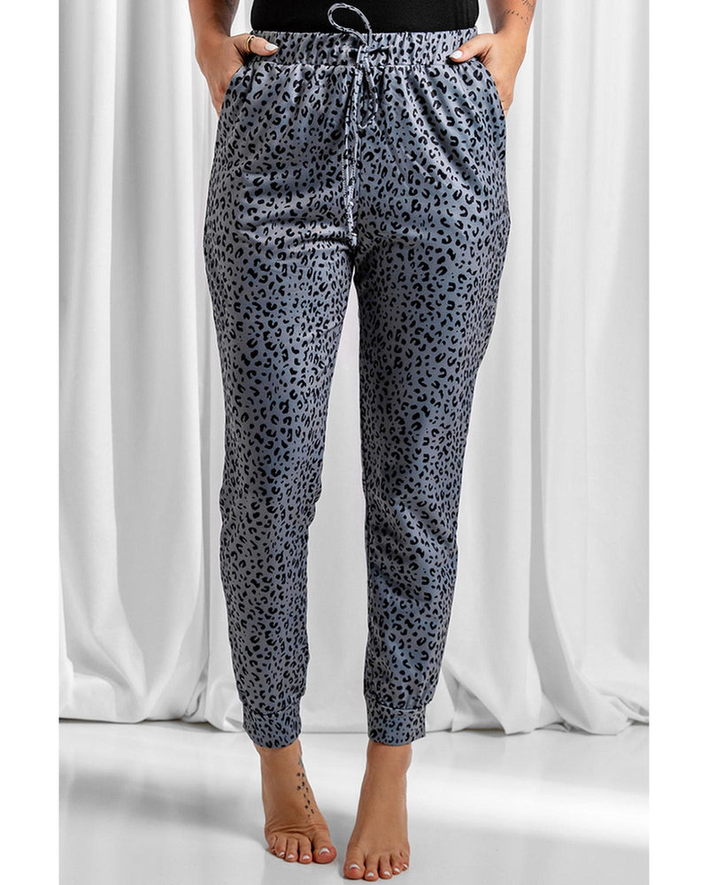 Azura Exchange Leopard Print Joggers - M