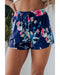 Azura Exchange Drawstring Floral Shorts - M