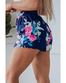 Azura Exchange Drawstring Floral Shorts - M
