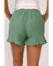 Azura Exchange High Waist Ruffle Shorts with Pockets - L