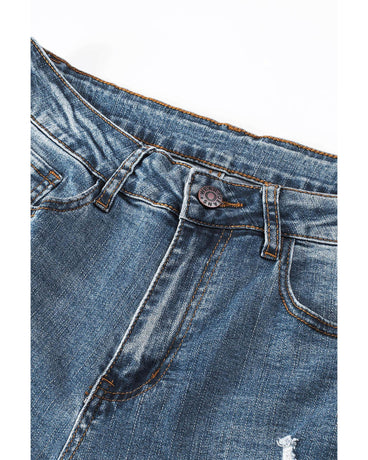 Azura Exchange Heart Patchwork Jeans - 12 US