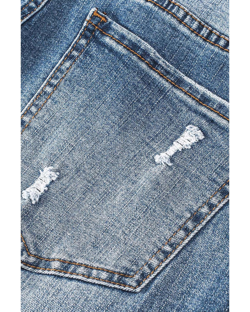 Azura Exchange Heart Patchwork Jeans - 12 US