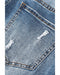 Azura Exchange Heart Patchwork Jeans - 4 US
