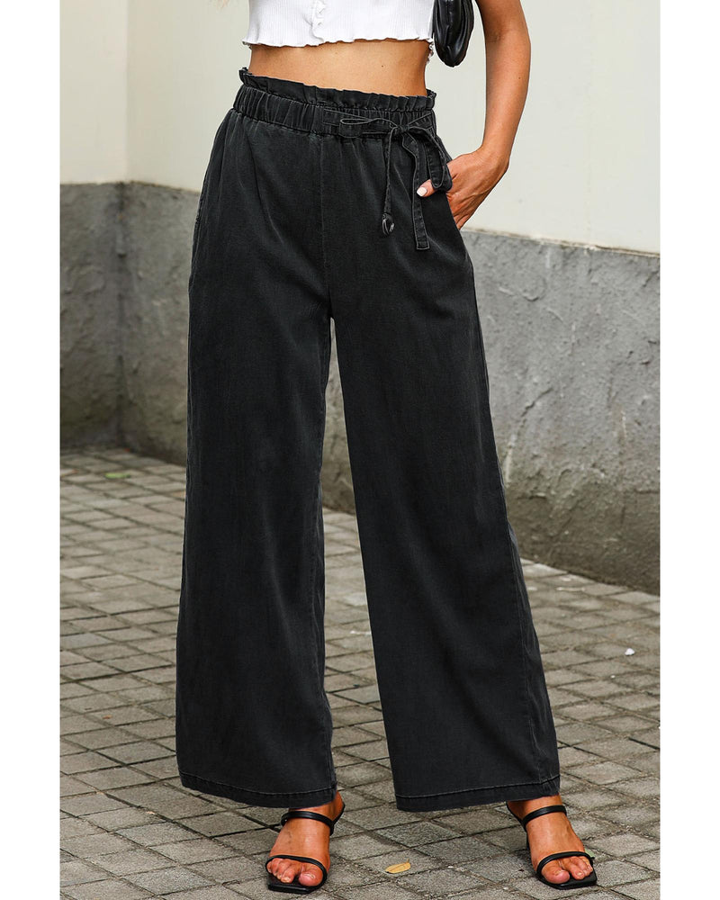 Azura Exchange Pocketed Wide Leg Tencel Jeans - 18 US