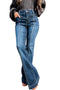Azura Exchange High Waist Flare Jeans with Seam Stitching and Pockets - 14 US