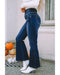 Azura Exchange Elastic Waistband Flare Jeans - 14 US