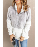 Azura Exchange Oversize Fluffy Fleece Pullover - M