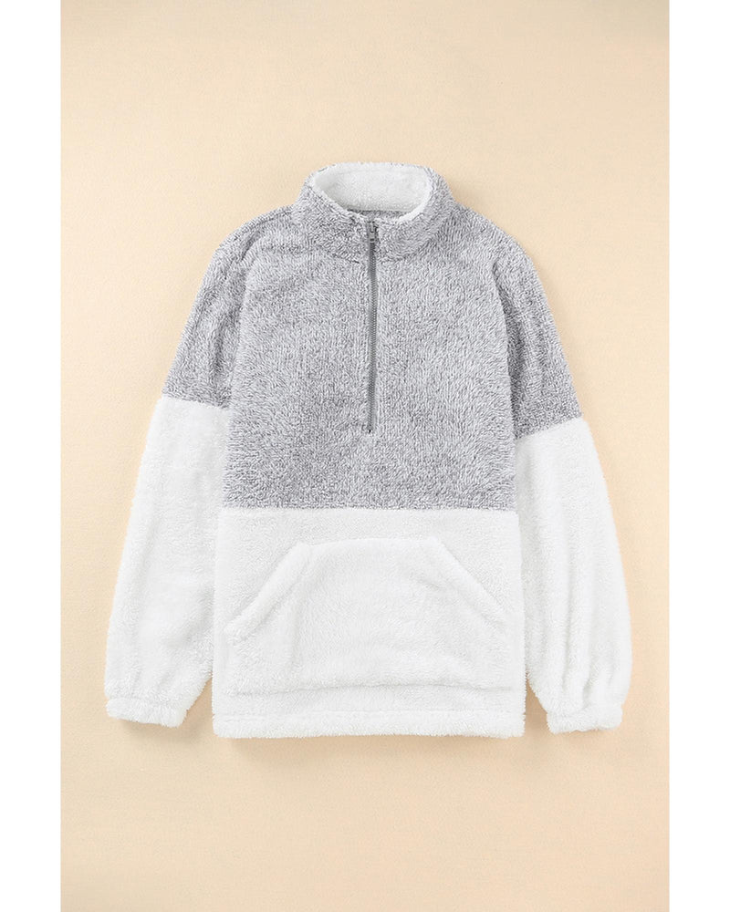 Azura Exchange Oversize Fluffy Fleece Pullover - M