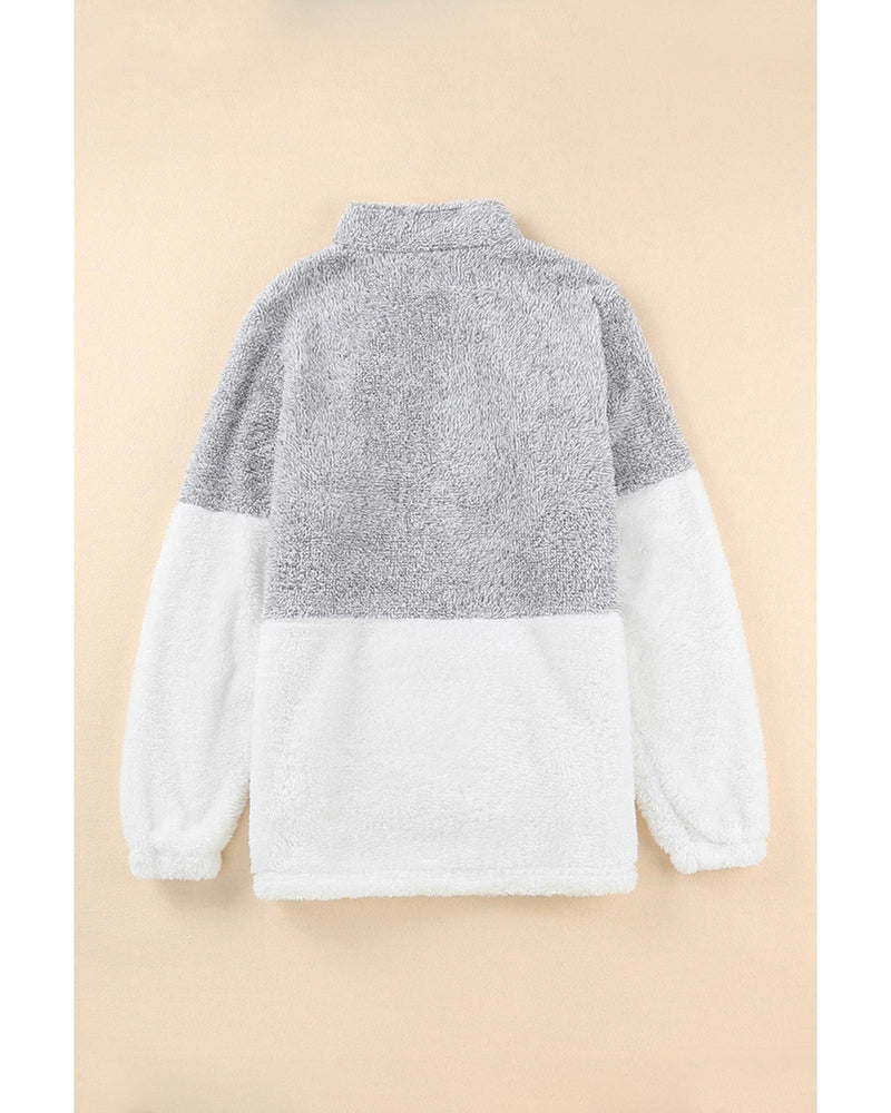 Azura Exchange Oversize Fluffy Fleece Pullover - M