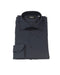 Slim Fit Button-Front Shirt with Italian Collar and Logo Insert 39 IT Men
