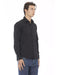 Slim Button-Front Shirt with Italian Collar and Logo Detail 44 IT Men