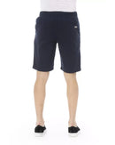 Solid Color Drawstring Bermuda Shorts with Pockets XL Men