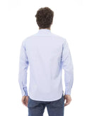 Regular Fit Shirt with Italian Collar and Button Closure 40 IT Men