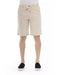 Solid Color Drawstring Bermuda Shorts W48 US Men