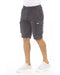 Cargo Shorts with Front Zipper and Button Closure W38 US Men