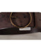 Authentic Dolce & Gabbana Leather Belt with Engraved Logo Buckle