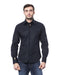Embroidered Monogram Shirt with Leaf Collar 42 IT Men