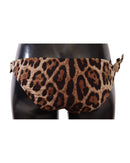Leopard Print Bikini Bottom - Dolce &amp; Gabbana L Women