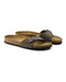 Classic Narrow-Fit Sandals with Adjustable Buckle - 37 EU
