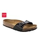 Narrow-Fit Cork Sandals with Buckle Strap - 40 EU