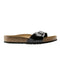 Narrow-Fit Cork Sandals with Buckle Strap - 41 EU